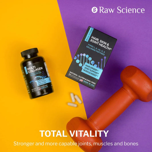 Multi Collagen Pills Collagen Supplements for Women Men Bovine Collagen 90 Pills - Green Life & Fitness